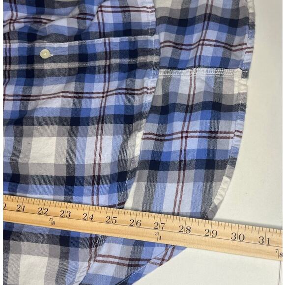 EUC Old Navy Boyfriend Flannel Shirt - Size Medium - Picture 5 of 5